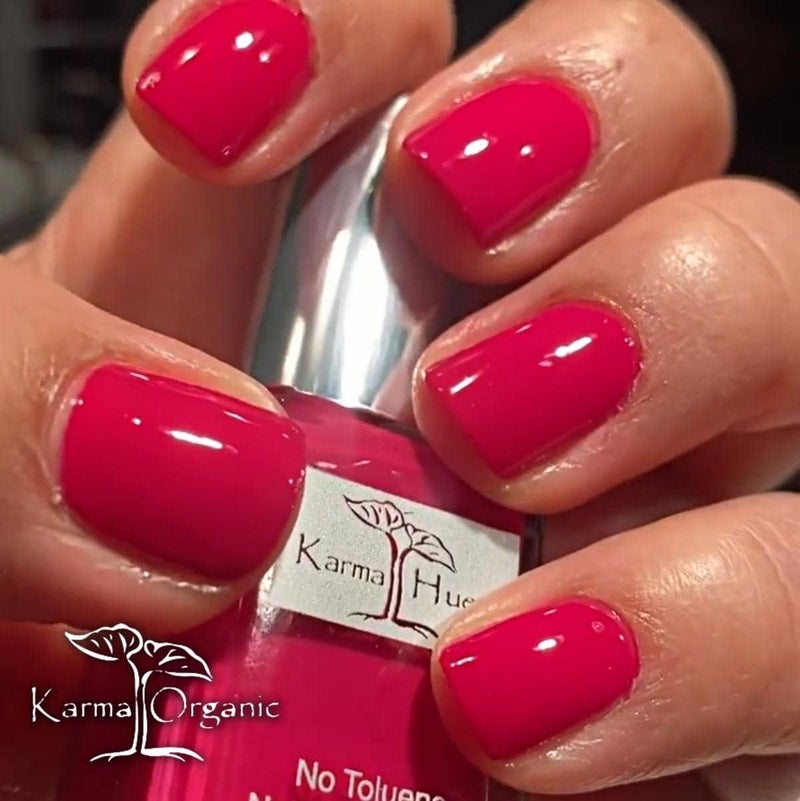 Karma Organic Nail Polish - Non-Toxic, Vegan, and Cruelty-Free in Farmer's Market Berries - Image 2